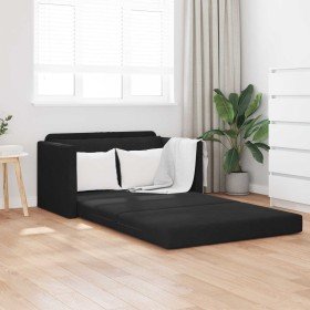 Sofá Cama Plegable Negro 124 x 71 x 78 cm Terciopelo en Sofás | Comprar online en Foru.es