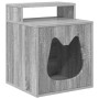 Casa para Gatos Gris Sonoma 42,5 x 40 x 53,5 cm en Mobiliario para gatos | Comprar online en Foru.es