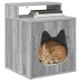 Casa para Gatos Gris Sonoma 42,5 x 40 x 53,5 cm en Mobiliario para gatos | Comprar online en Foru.es