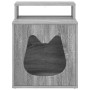 Casa para Gatos Gris Sonoma 42,5 x 40 x 53,5 cm en Mobiliario para gatos | Comprar online en Foru.es