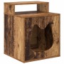 Casa para Gatos Madera vieja 42.5 x 40 x 52.5 cm en Mobiliario para gatos | Comprar online en Foru.es