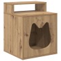 Casa para Gatos Roble Artesanal 42,5 x 40 x 53,5 cm en Mobiliario para gatos | Comprar online en Foru.es