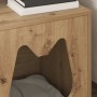 Casa para Gatos Roble Artesanal 42,5 x 40 x 53,5 cm en Mobiliario para gatos | Comprar online en Foru.es