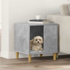Casa para perros Concreto 44 x 42 x 49 cm Madera de ingeniería en Casetas para perros | Comprar online en Foru.es