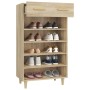 Mueble zapatero madera contrachapada color roble 60x35x105 cm en Zapateros y organizadores de calzado | Comprar online en Foru.e