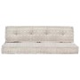 Cojín para sofá de palés tela marrón claro patchwork en Decoración | Comprar online en Foru.es