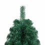 Medio árbol de Navidad con luces y bolas verde 150 cm en Decoración Festiva y Estacional | Comprar online en Foru.es