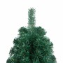 Medio árbol de Navidad con luces y bolas verde 240 cm en Decoración Festiva y Estacional | Comprar online en Foru.es
