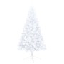 Medio árbol de Navidad con luces y bolas blanco 240 cm en Decoración Festiva y Estacional | Comprar online en Foru.es