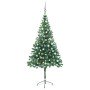 Árbol de Navidad artificial con luces y bolas 564 ramas 180 cm en Decoración Festiva y Estacional | Comprar online en Foru.es