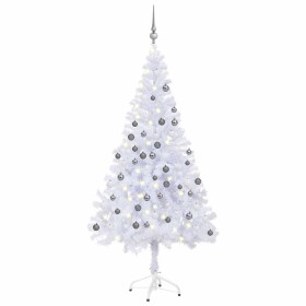Árbol de Navidad artificial con luces y bolas 230 ramas 120 cm en Decoración Festiva y Estacional | Comprar online en Foru.es