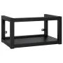 Estructura de lavabo suspendido hierro negro 59x38x31 cm de vidaXL, Tocadores de baño - Ref: Foro24-338494, Precio: 58,52 €, ...