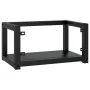 Estructura de lavabo suspendido hierro negro 59x38x31 cm de vidaXL, Tocadores de baño - Ref: Foro24-338494, Precio: 58,52 €, ...
