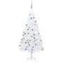 Árbol de Navidad preiluminado con luces y bolas blanco 120 cm en Decoración Festiva y Estacional | Comprar online en Foru.es