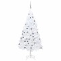 Árbol de Navidad preiluminado con luces y bolas blanco 150 cm en Decoración Festiva y Estacional | Comprar online en Foru.es