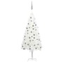 Árbol de Navidad preiluminado con luces y bolas blanco 120 cm en Decoración Festiva y Estacional | Comprar online en Foru.es