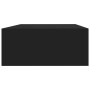 Estantes con cajón de pared 2 uds negro MDF 40x23,5x10 cm de vidaXL, Estantes y estanterías - Ref: Foro24-330244, Precio: 71,...