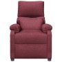 Sillón elevable tela rojo tinto en Sillones | Comprar online en Foru.es