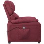 Sillón elevable tela rojo tinto en Sillones | Comprar online en Foru.es