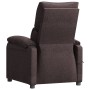 Sillón elevable tela marrón oscuro en Sillones | Comprar online en Foru.es