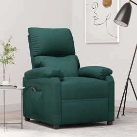 Sillón elevable tela verde oscuro en Sillones | Comprar online en Foru.es