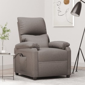 Sillón elevable tela gris taupe en Sillones | Comprar online en Foru.es