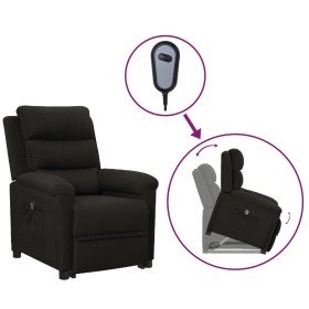 Sillón elevable tela negro en Sillones | Comprar online en Foru.es
