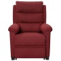 Sillón elevable tela rojo tinto en Sillones | Comprar online en Foru.es