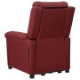 Sillón elevable tela rojo tinto en Sillones | Comprar online en Foru.es