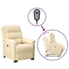 Sillón elevable tela crema en Sillones | Comprar online en Foru.es
