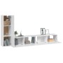 Set de muebles de TV 3 piezas madera contrachapada blanco en Muebles TV | Comprar online en Foru.es