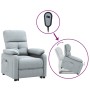 Sillón elevable tela gris claro en Sillones | Comprar online en Foru.es