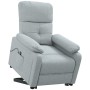 Sillón elevable tela gris claro en Sillones | Comprar online en Foru.es