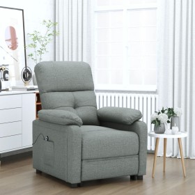 Sillón elevable tela gris oscuro en Sillones | Comprar online en Foru.es