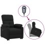 Sillón elevable tela negro en Sillones | Comprar online en Foru.es