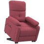 Sillón elevable tela rojo tinto en Sillones | Comprar online en Foru.es