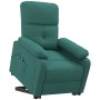 Sillón elevable tela verde oscuro en Sillones | Comprar online en Foru.es