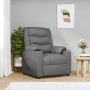 Sillón elevable cuero sintético gris en Sillones | Comprar online en Foru.es