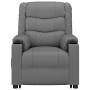 Sillón elevable cuero sintético gris en Sillones | Comprar online en Foru.es