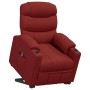 Sillón elevable tela rojo tinto en Sillones | Comprar online en Foru.es