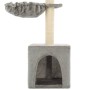 Rascador para gatos con poste de sisal 105 cm gris de vidaXL, Mobiliario para gatos - Ref: Foro24-170623, Precio: 35,94 €, De...