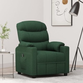 Sillón elevable tela verde oscuro en Sillones | Comprar online en Foru.es
