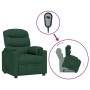 Sillón elevable tela verde oscuro en Sillones | Comprar online en Foru.es