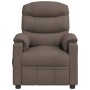 Sillón elevable tela gris taupe en Sillones | Comprar online en Foru.es