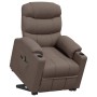 Sillón elevable tela gris taupe en Sillones | Comprar online en Foru.es
