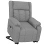 Sillón elevable tela gris claro en Sillones | Comprar online en Foru.es