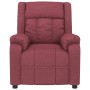 Sillón elevable tela rojo tinto en Sillones | Comprar online en Foru.es