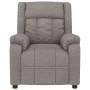 Sillón elevable tela gris taupe en Sillones | Comprar online en Foru.es