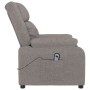 Sillón elevable tela gris taupe en Sillones | Comprar online en Foru.es