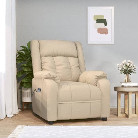 Sillón elevador de tela crema en Sillones | Comprar online en Foru.es